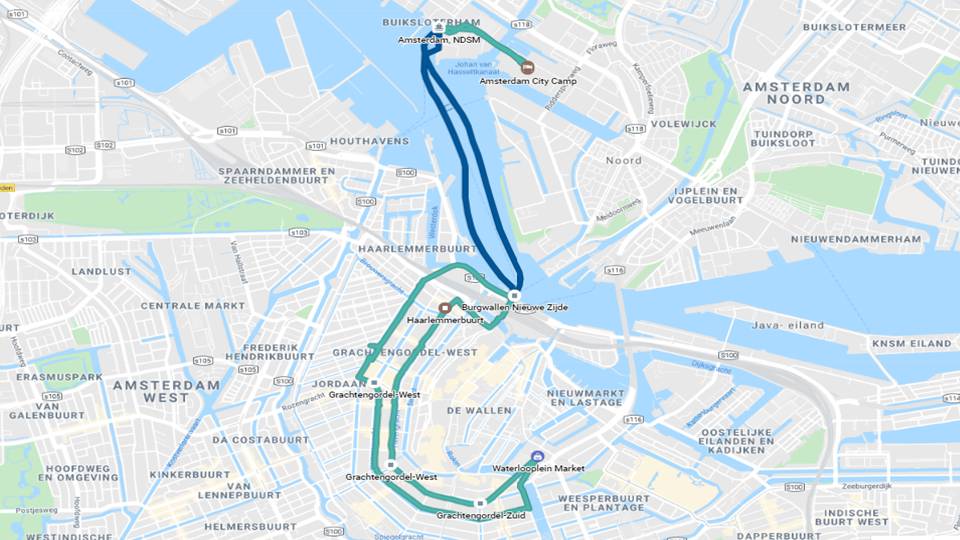 Eine Radtour durch Amsterdam macht Spaß