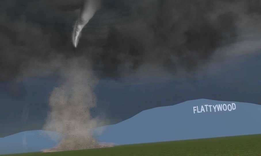 Dieser Tornado versucht den Boden zuerreichen!