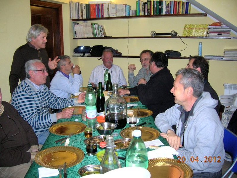 Cena a casa di Renato tra soci del G.M.P. e Funghifloraefauna 20-04-2012