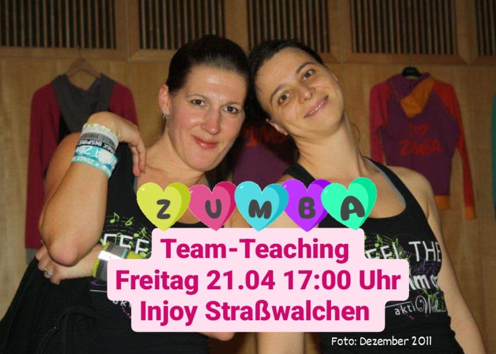 Zumba-Team-Teaching am 21.4.2023