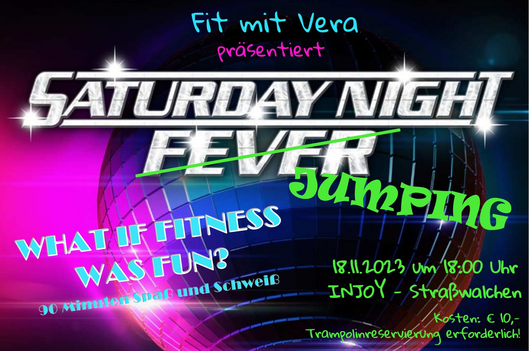 Endlich wieder SATURDAY-NIGHT-JUMPING