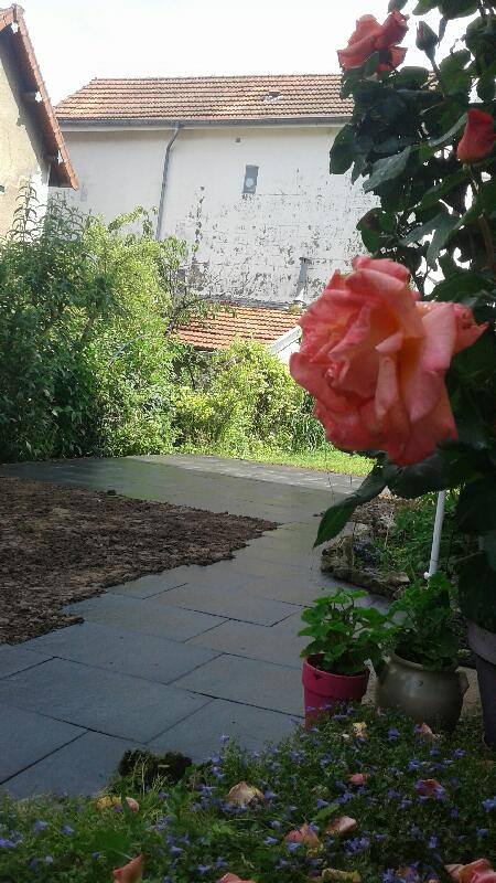  terrasse avec des dalles gris moderne