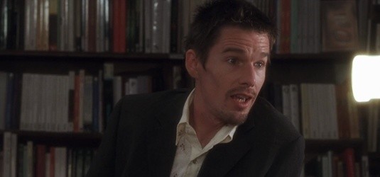 Jesse Wallace (Ethan Hawke) dans "Before sunset".