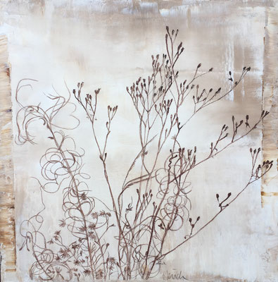 Strauch / Acryl auf Leinwand / 80 cm x 80 cm