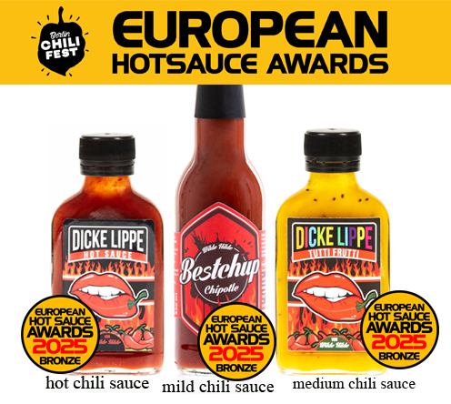 wilde hilde bestchup chipotle und dicke lippe hot sauce gewinnen europäische chili meisterschaft in berlin