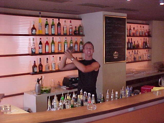 Ulmer Sissibar Anno 2000, Unsere Cocktails waren die kreativsten, danke an unseren damaligen Barchef C.Hageleit, der uns seine ibizenkische Barkultur in Ulm gelernt hat.