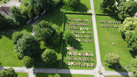 friedhof von oben