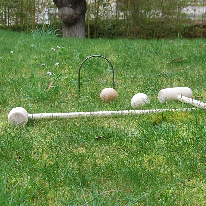 JEU DE CROQUET BOIS