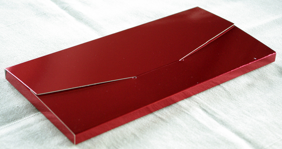 Geschenkschachtel Farbe kardinalsrot