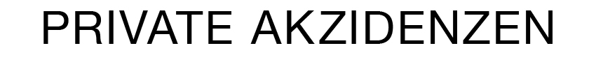 Private Akzidenzen