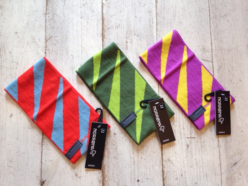 NORRONA(ノローナ) 29 reversible striped Headband 各¥4,320(税込)