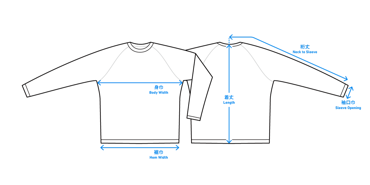 Light Merino Long Sleeve T Shirt   SKY newtype shop