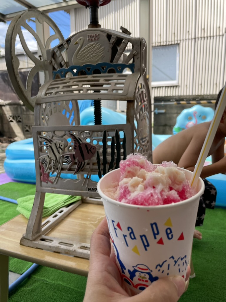 ヨガしてかき氷食べよう！