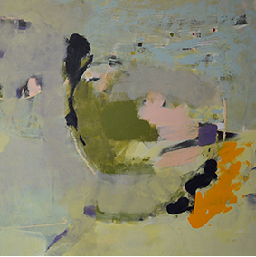 "Makrokosmos", 2014, 80 x 80 cm, Acryl auf Leinwand