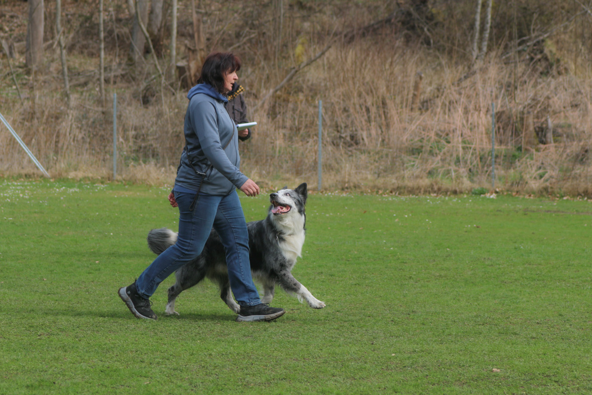 Karin mit Rocky 