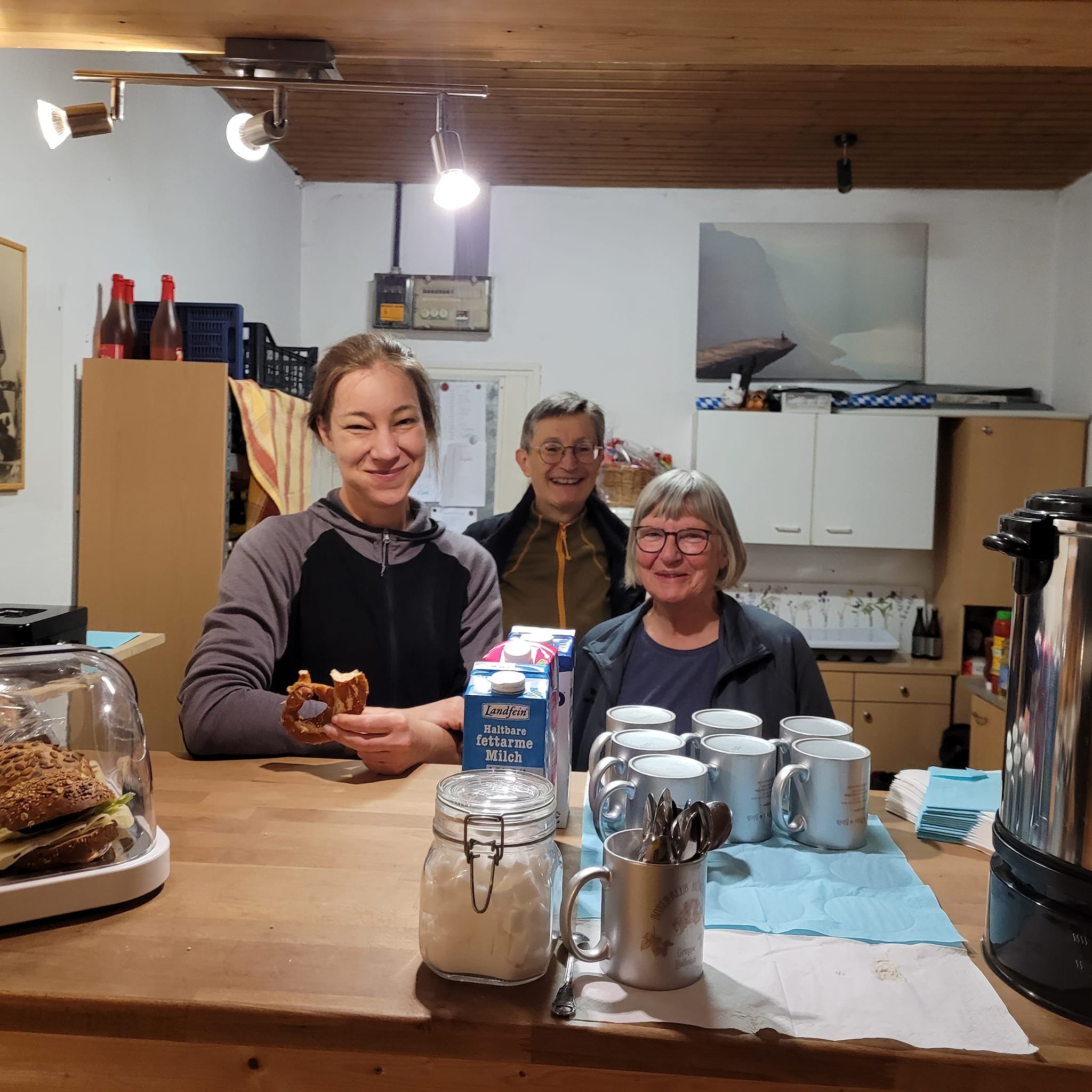Küchenteam: Melanie, Barbara und Helene