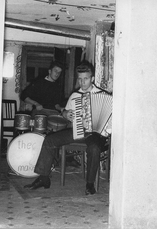 The Crack Makers. Karlheinz Bruckhoff, Wolfgang "Schwabbel" Faber. Irgendwo in Offenbach 1959