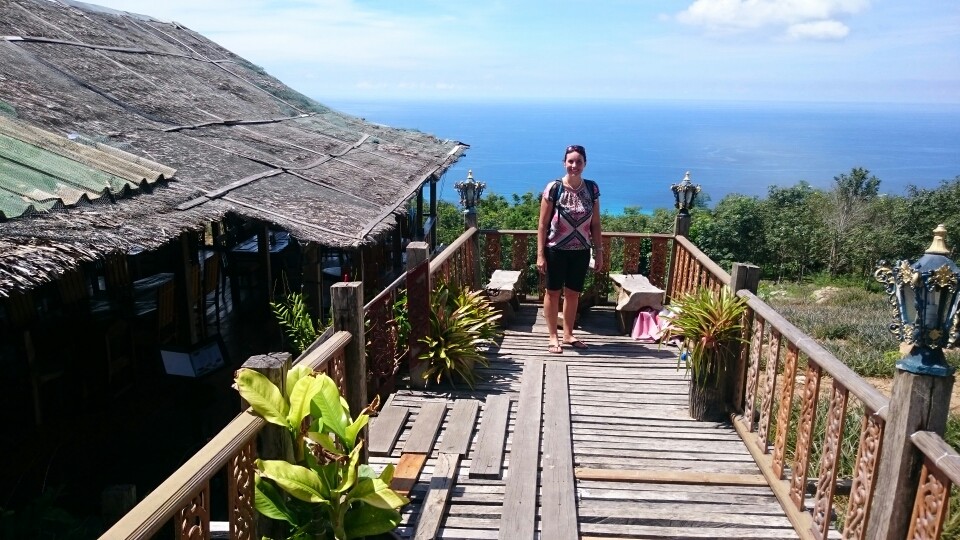 ....dann ein Essen mit bester Aussicht genossen...