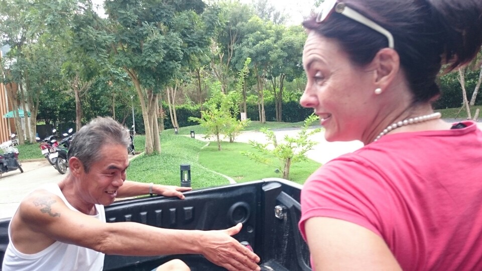 ...und dann geht es mit dem Pickup los...