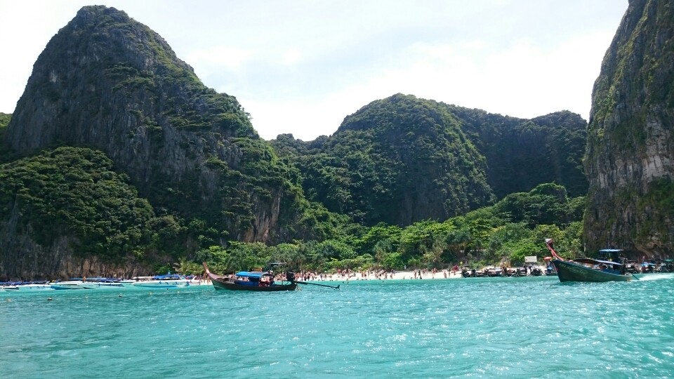 ...wo ausser uns kaum Menschen waren...