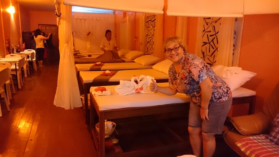 ...ab zur Massage....