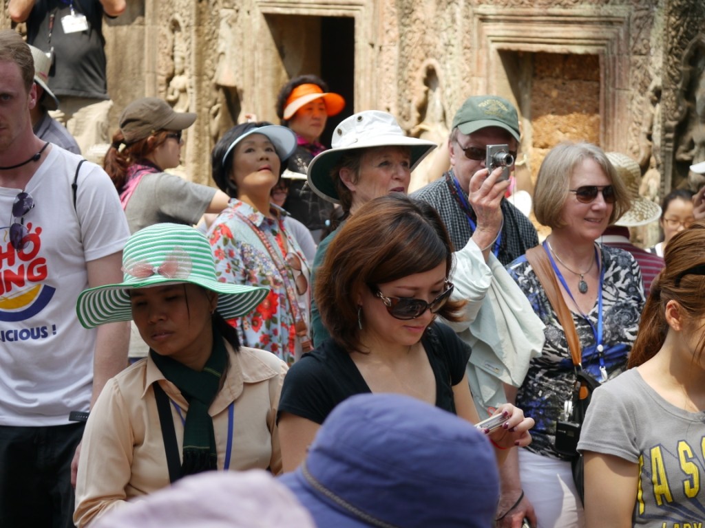 Touristen geben sich die Ehre