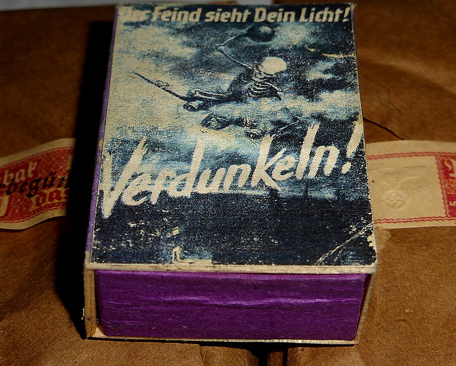 der Feind sieht dein Licht Military romance, Postcard, Brandenburg