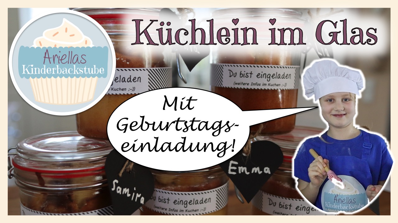 Küchlein im Glas mit Schokostängel