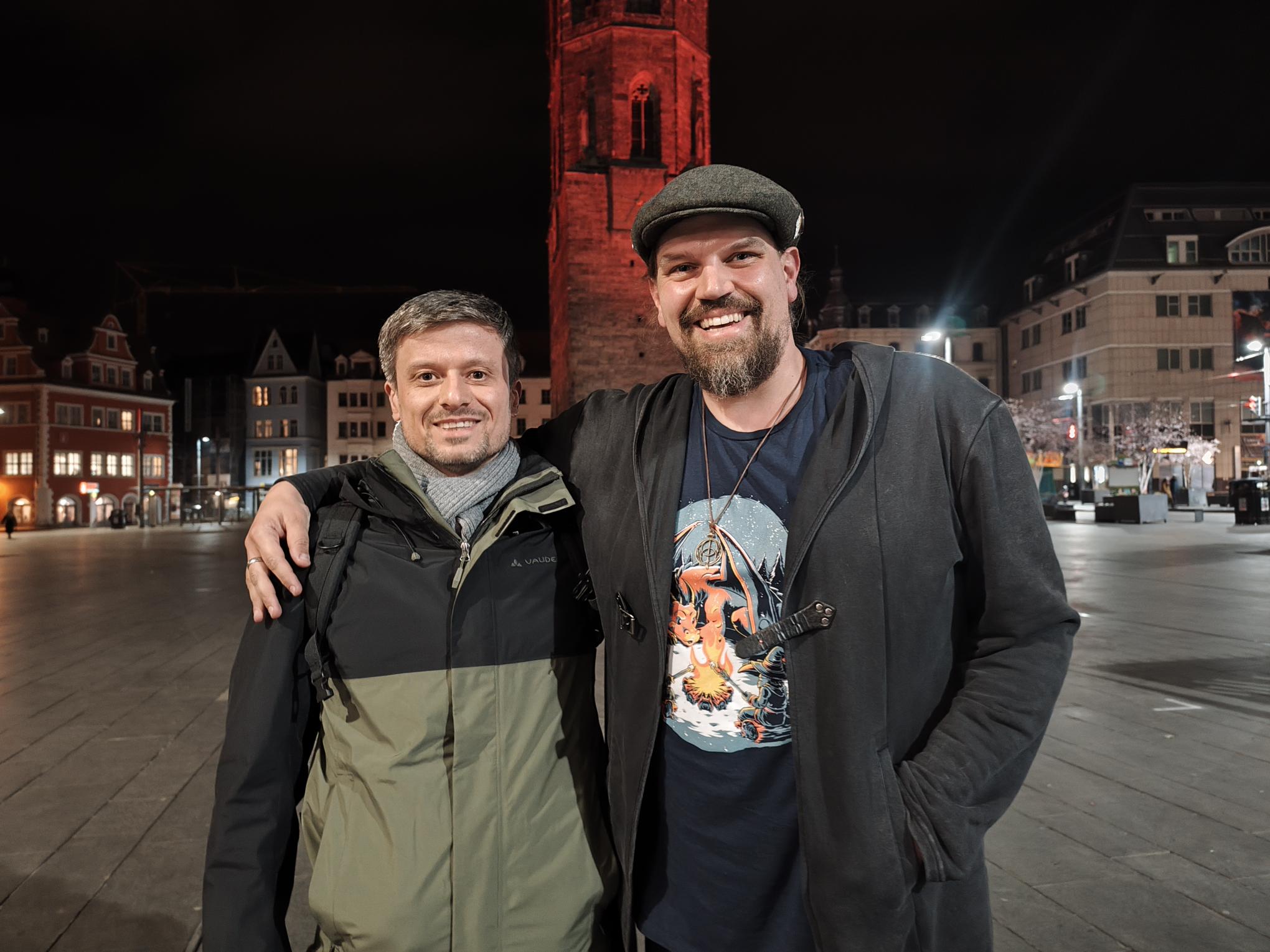 Nach einem schönen Abendessen mit dem Fantasyfan und Buchblogger Andi Vasold ("Nekromant Ihrer Majestät").