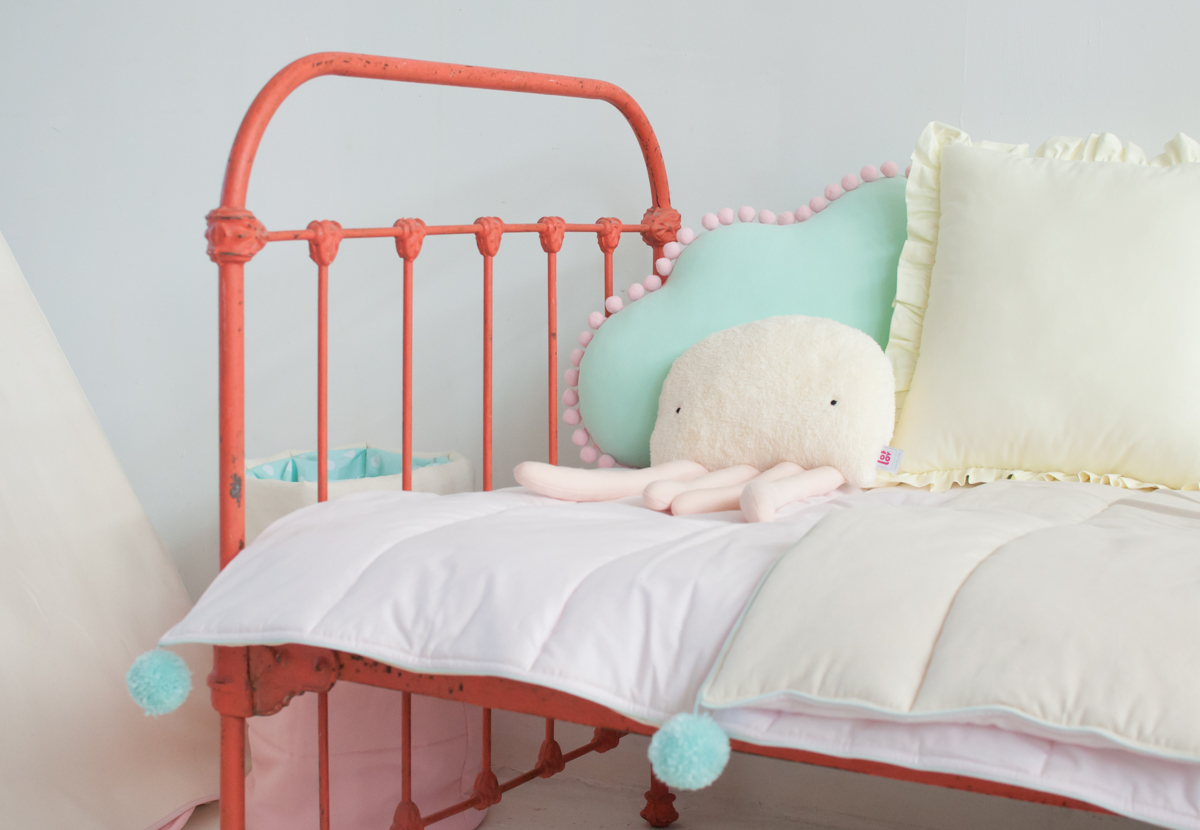 Rosa Bettdecke - fabeltier-shop