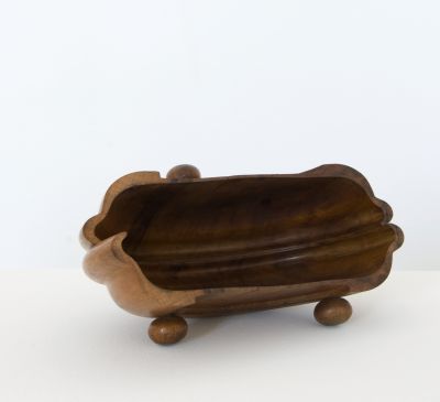 Nancy Jahns GO Nr. 17 (chaise) / 2014 / Holz / 25x 12x 14cm /