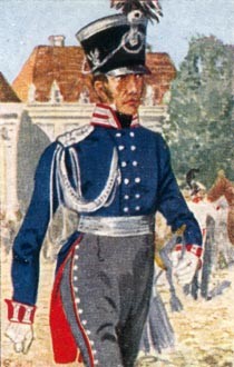 Offizier in Paradeuniform