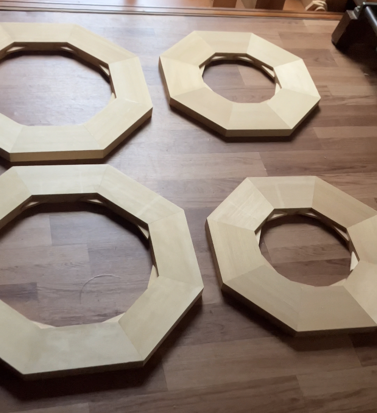 仏像の台座 八角框(かまち)の作り方 - 仏師の木彫り仏像販売。今までに