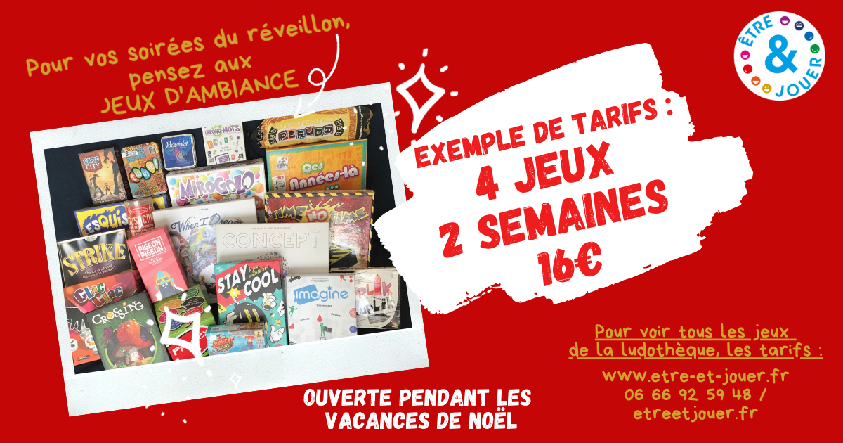 Louez des jeux d'ambiance pour les fêtes !