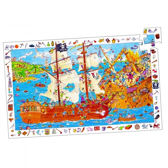 Puzzle d'observation les Pirates Djeco