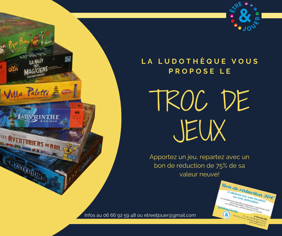 Le troc de jeux débarque!