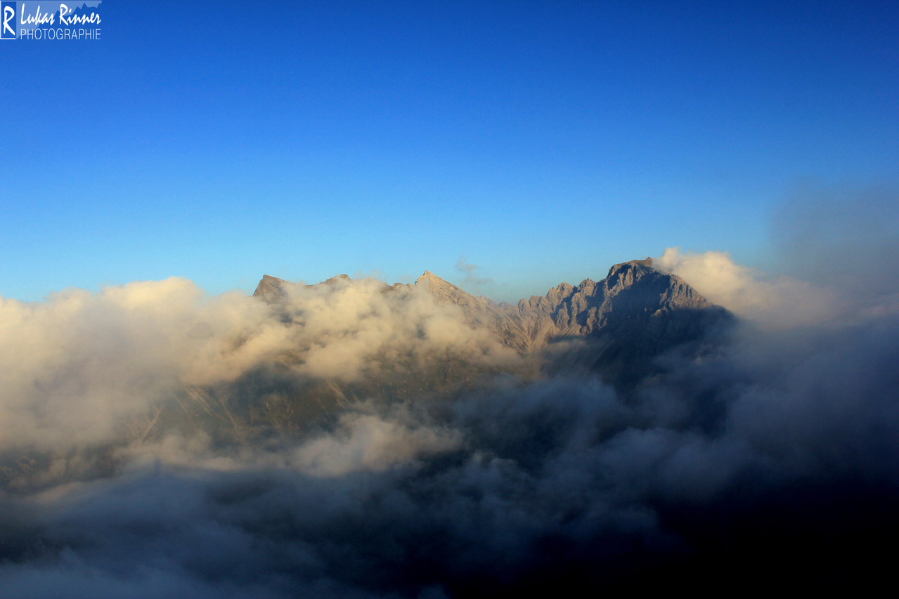 Bärenkopf, Blick Richtung Elfer, Zwölfer, Liechlekopf, Kleinwalsertal