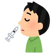 針で刺さない、痛くない、鼻からのインフルエンザワクチンです。