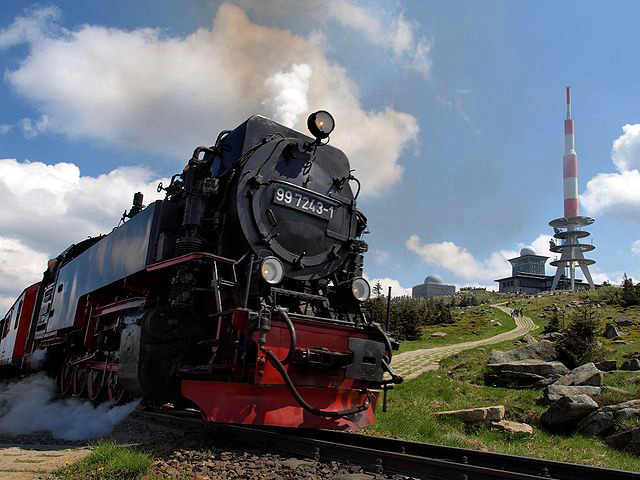 Photographer: Nawi112, title: "Brockenbahn", source: de.wikipedia.org