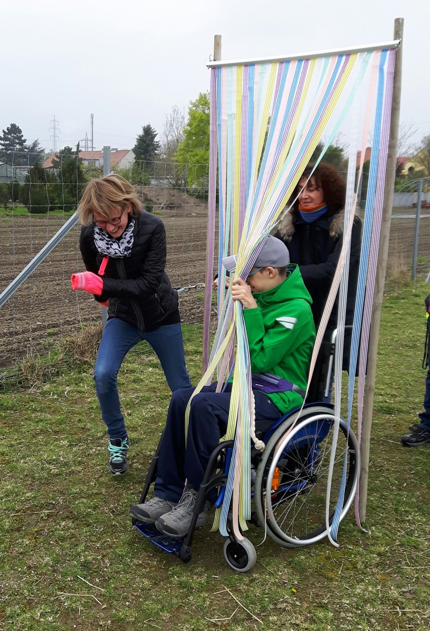 ... und beim "Trockentraining" Parcourslaufen 