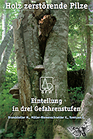 Titelblatt Bestimmungsfächer Holzzerstörende Pilze, Pilzfächer über 44 Baumpilze