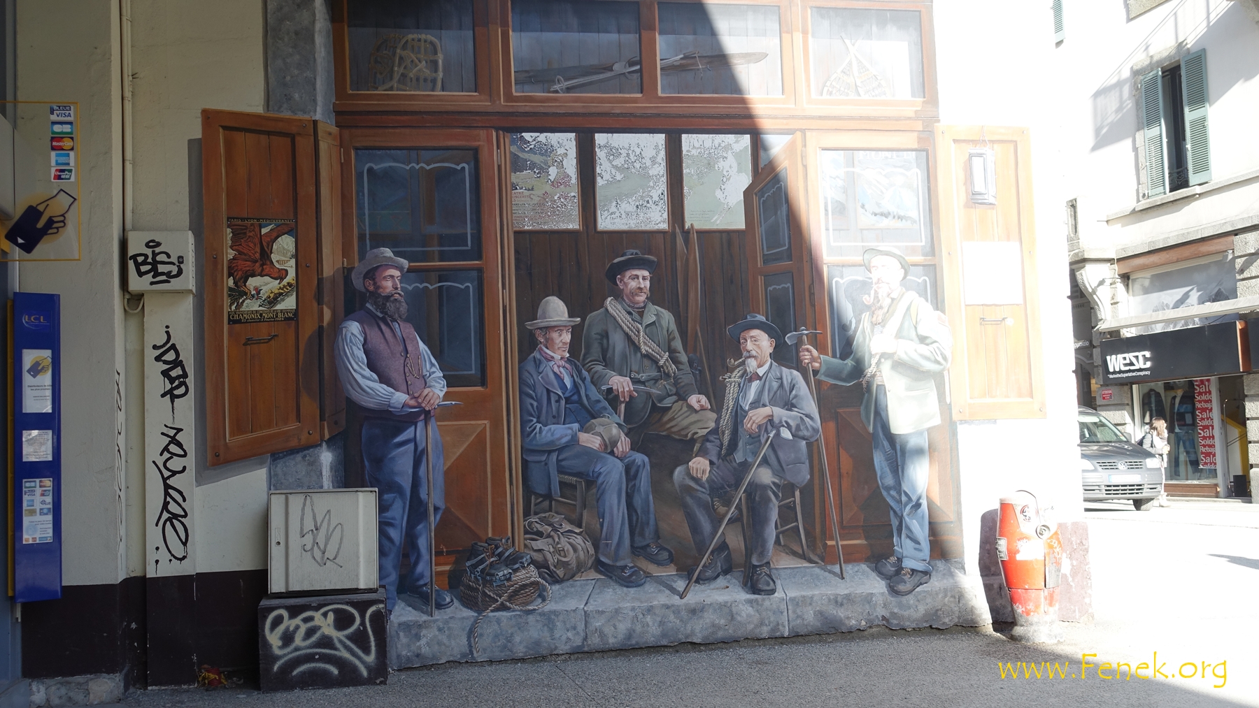 Fassade in Chamonix