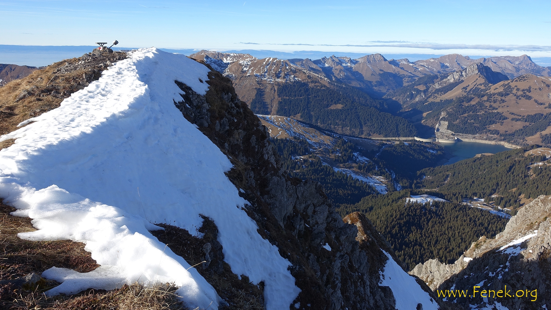 Lac de l'Hongrin ist zu sehen