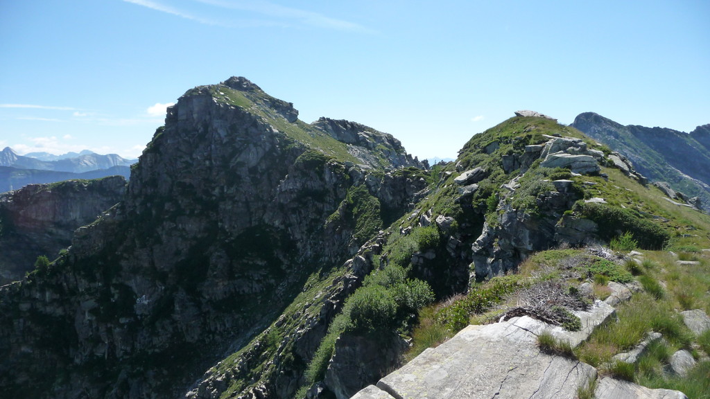 Cima del Masnee in Sicht