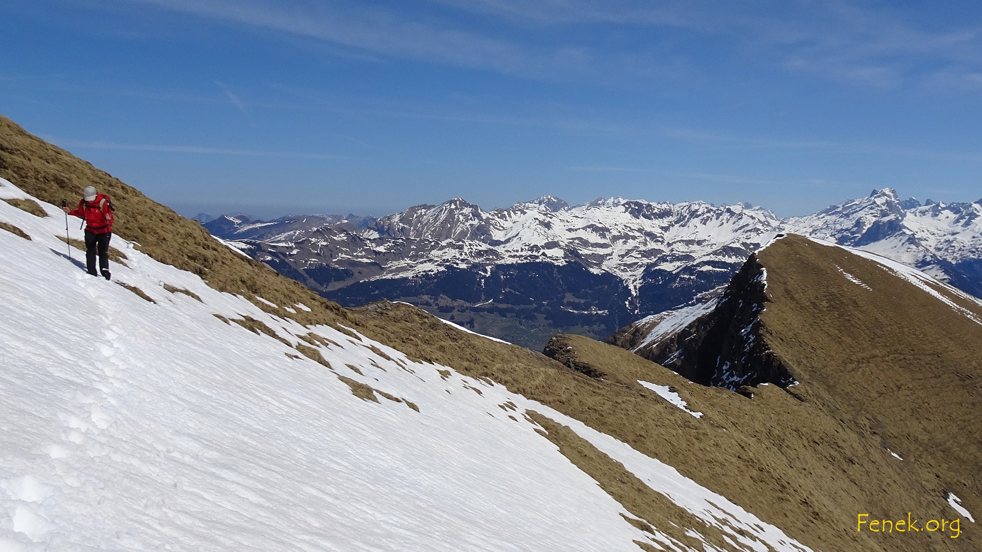 Querung im Schnee
