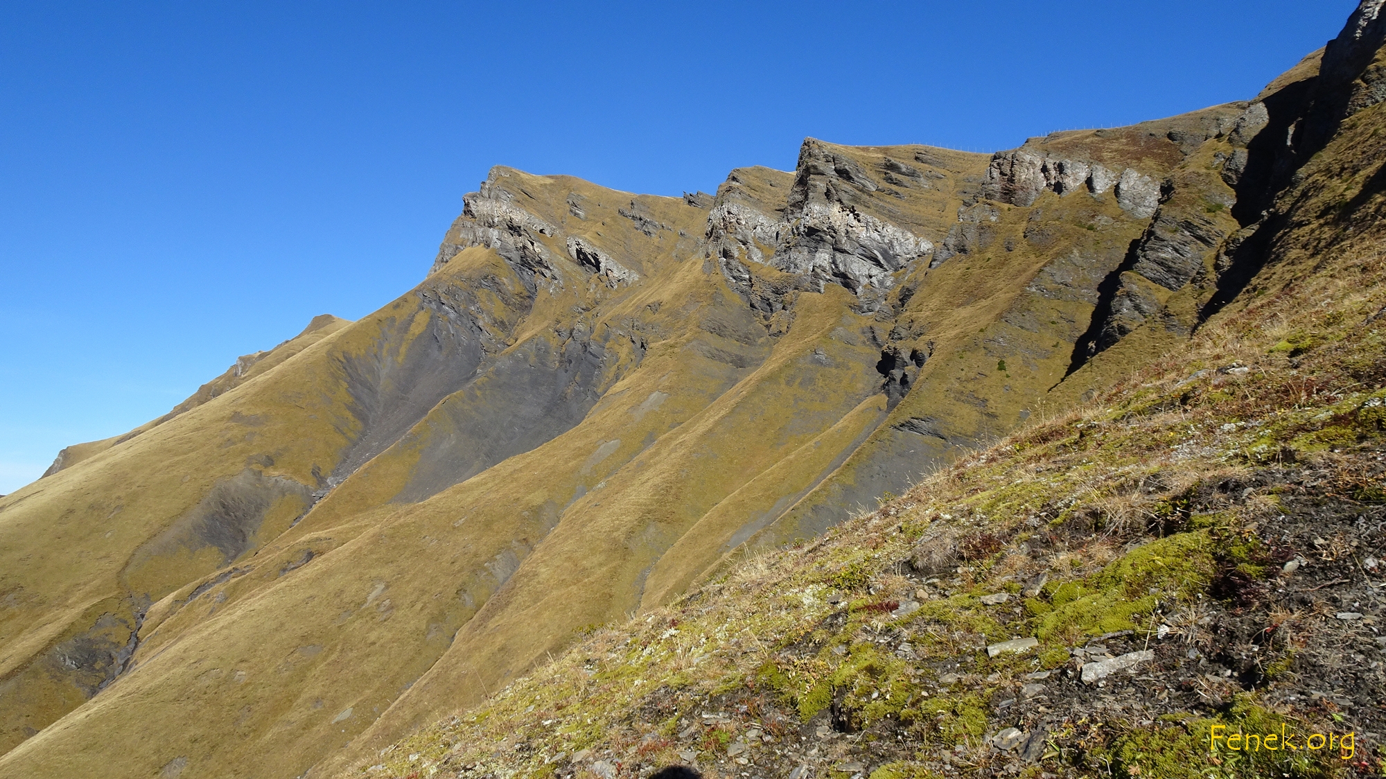 das Lauberhorn vom Galtbachhorn aus gesehen