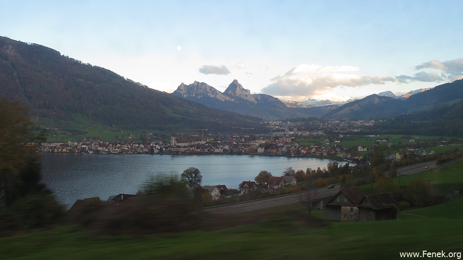 aus dem Zug