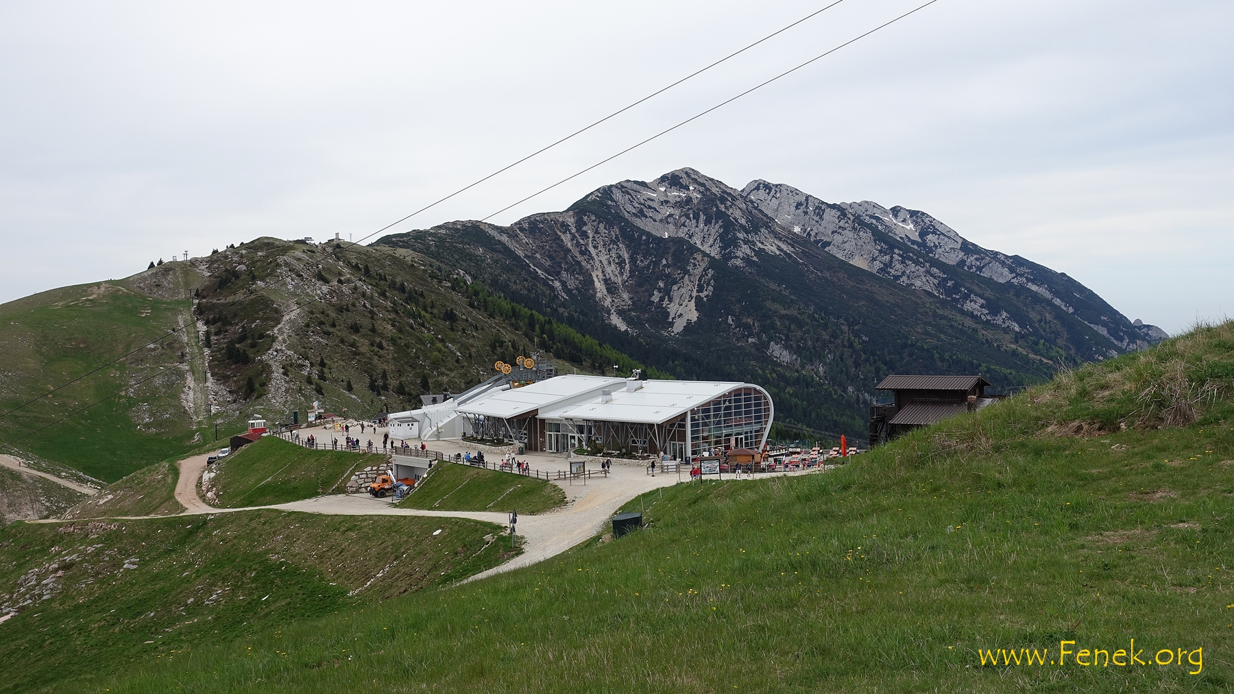 Bergstation - Start zu den Gipfeln im Hintergrund