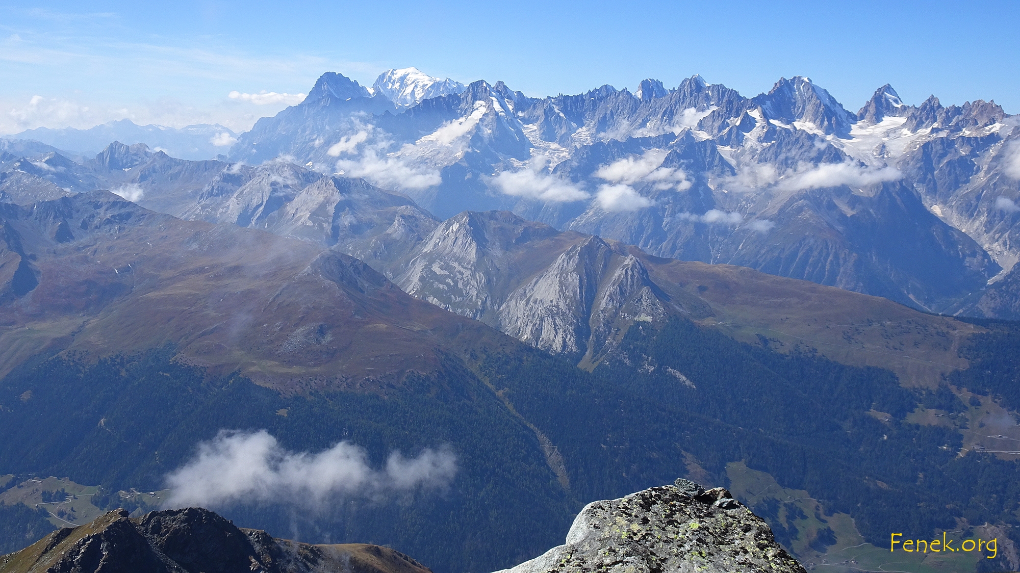 Mont Blanc und seine Untertanen