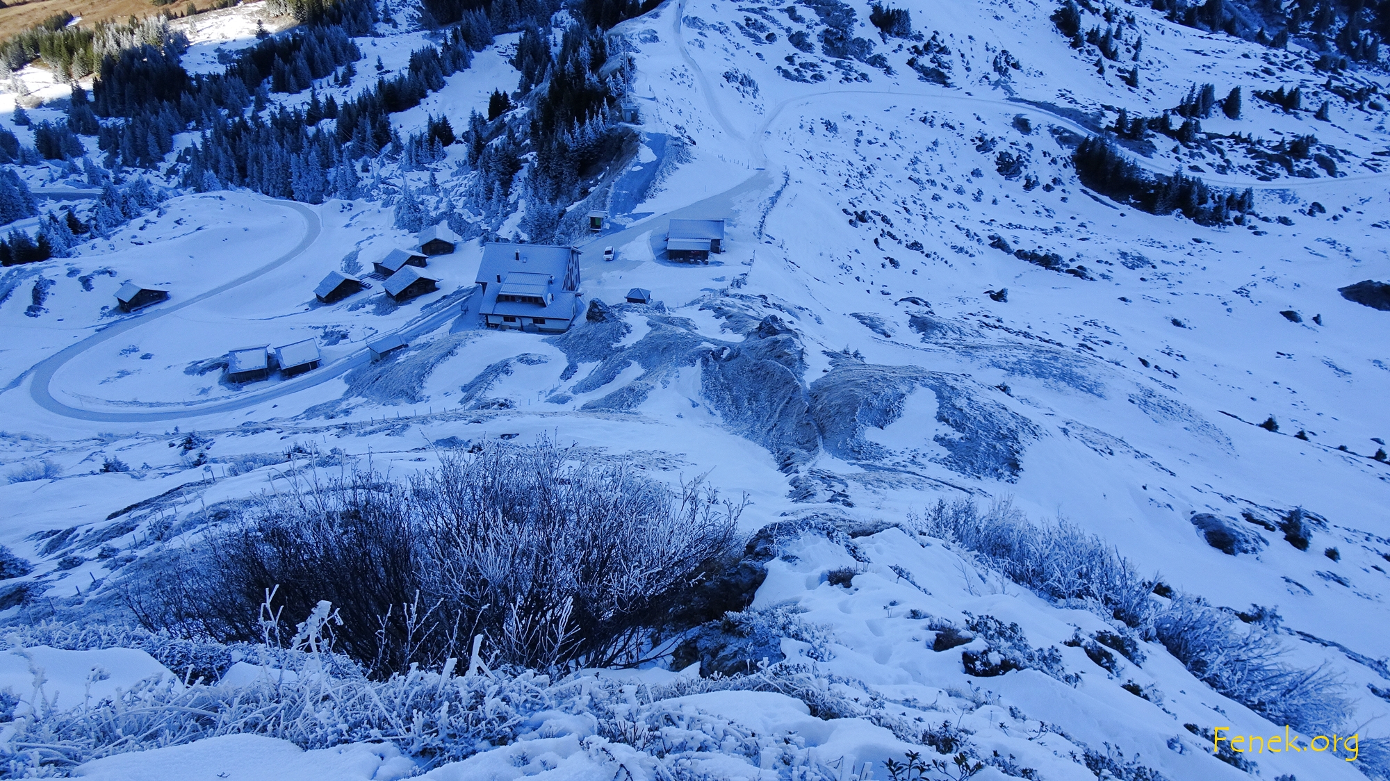 War etwas knifflig im Schnee und Eis....